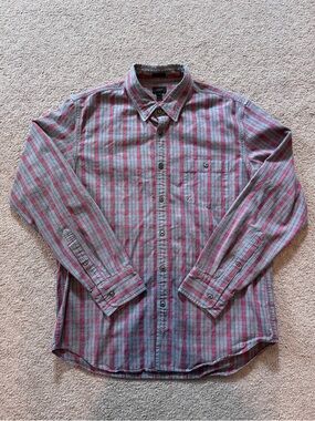 J. Crew Heavyweight Shirt Mens Large Slim